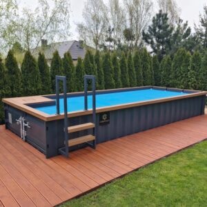 6-METER BLACK CONTAINER POOL